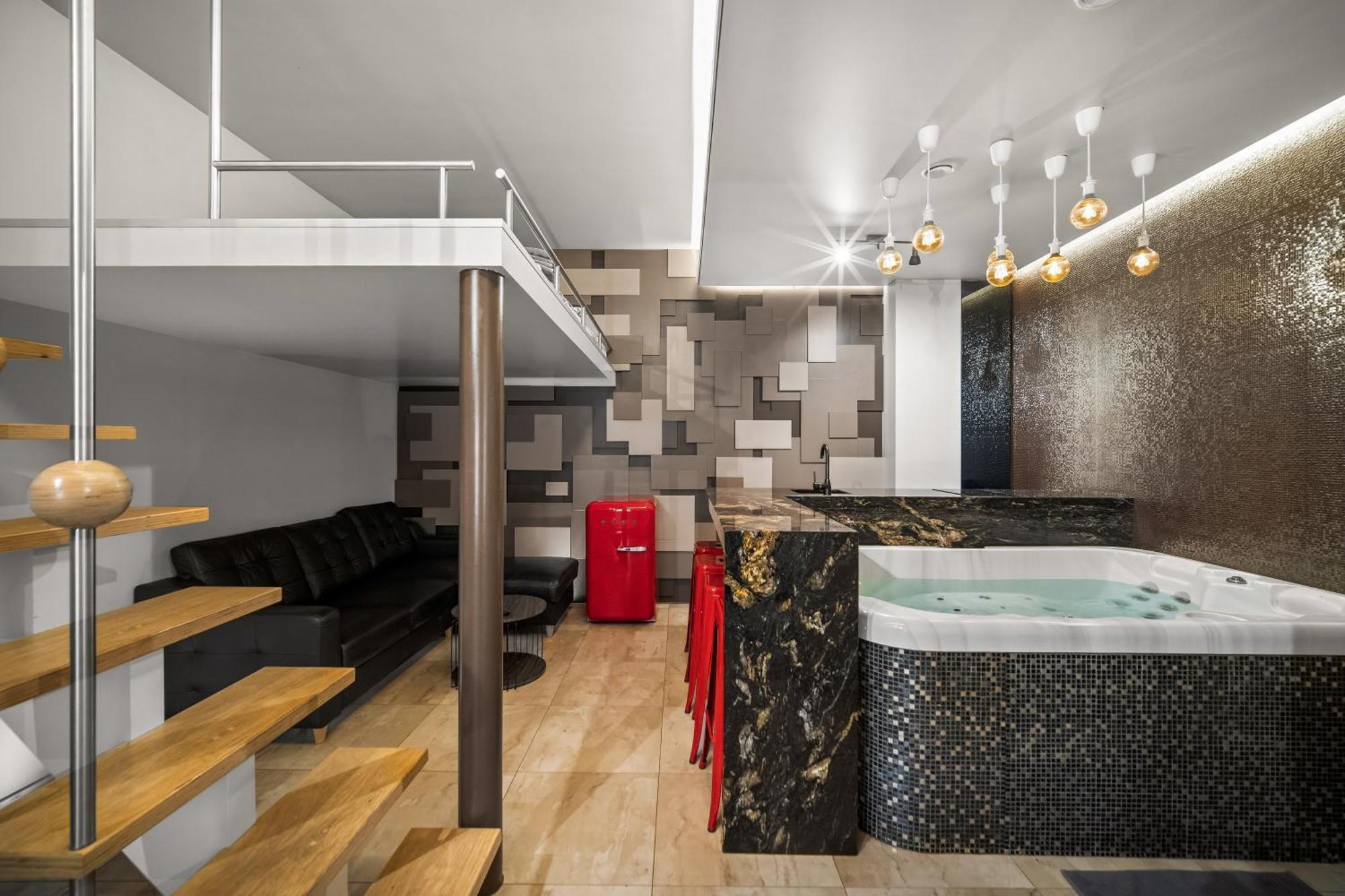 Secret Lounge - Cozy Studio With Sauna And Jacuzzi VNO Exterior foto