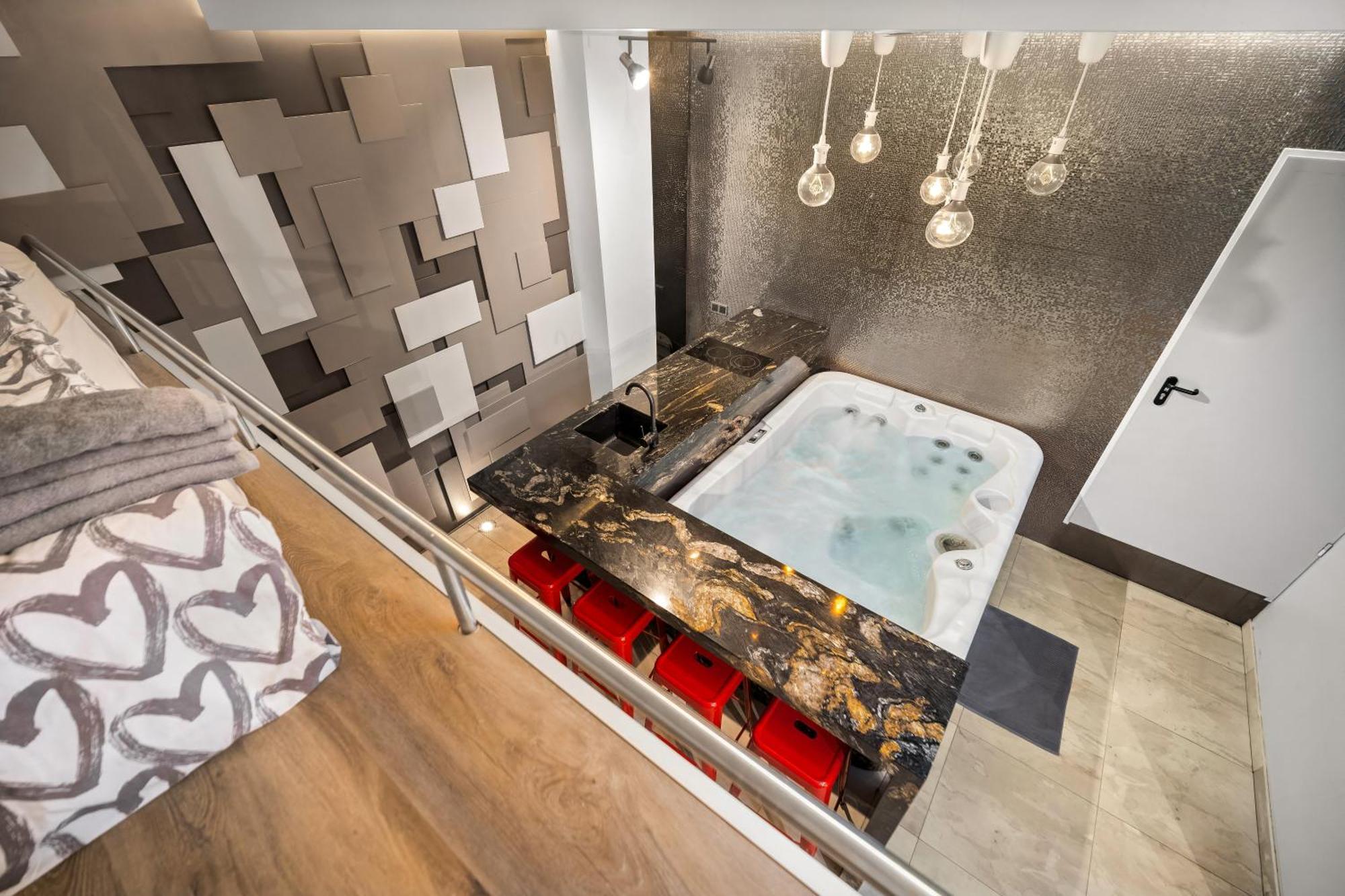 Secret Lounge - Cozy Studio With Sauna And Jacuzzi VNO Exterior foto