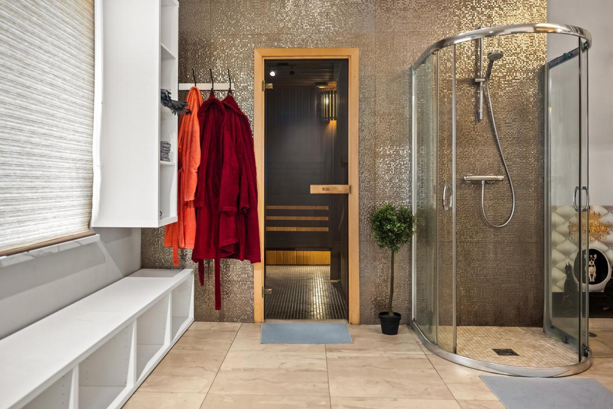 Secret Lounge - Cozy Studio With Sauna And Jacuzzi VNO Exterior foto